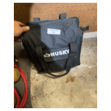 Husky Pneumatic Brad Nailer with Nails and Bag