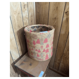 Handwoven Basket with Geometric Design