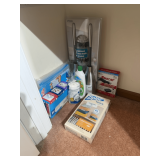 Cleaning and Organization Supply Lot: Ziploc Bags, Toilet Brush, Tomcat Mouse Killer, and More