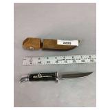 Buck/Delta Waterfowl 2018 Knife of the Year w/leather sheath