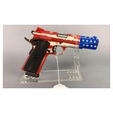 Rock Island Armory  9mm  1911 A1 Cerakote American Flag Themed Finished Semi Auto Pistol  SN#RIA2403152