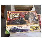 Tyco Chattanooga Choo-Choo HO Scale Train Set and NFL Electric Football Game, Missing parts