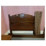 Wooden Bed Frame with Headboard, Footboard, and Side Rails