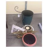 Assorted Home Decor and Planter Lot