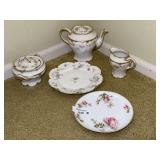 Theodore Haviland Limoges Porcelain with Floral Motif