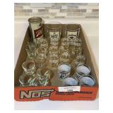 Collection of Barware and Advertising Glassware