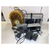 Collection of Radios and Digital Alarm Clocks