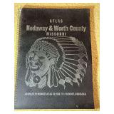 1968 Midwest Atlas Co. Nodaway & Worth County Missouri Plat Book
