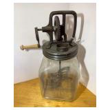 Dazey Churn No. 40 Glass Butter Churn