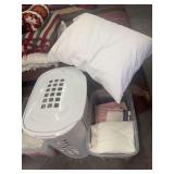 Assorted Bedding and Laundry Storage Set