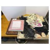 Assorted Textile Collection with Decorative Storage Box