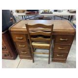 Waterfall Style Desk with Matching Chair
