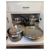Revere Ware Copper Clad Stainless Steel Cookware Set