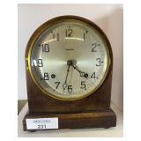 Ansonia Clock Co. Mantel Clock with Wooden Case