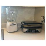 Osterizer 12-Speed Blender and GE Electric Grill