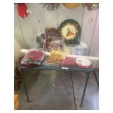Cosco Folding Card Table with Assorted Seasonal Party Supplies