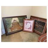 Collection of Three Framed Decorative Prints