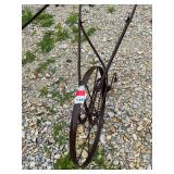 High Wheel vintage cultivator with plow attachment