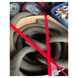2 boxes of Dust collector fittings, dust throats, flexible hose 1-1/2 and 2 inch