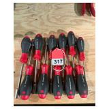 1 set of WIHA nut drivers all brand new, 11 piece set
