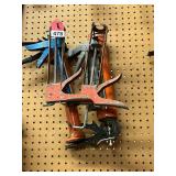 2 large caulking guns, 4 standard caulking guns