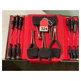 Craftsman collectors - Vintage miniature tool set in a nice leather case, new