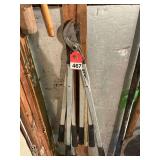 4 pair of loppers, some are Stihl