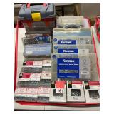 9 boxes of 75 sheet metal screws and 8 kits of screws, spring pins and more, all new
