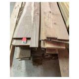 3/4 inch walnut good 3 sides with moisture of 8.5%, pile totaling 720 board feet