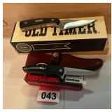 Kershaw Hotwire knife and Old Timer 150T with sheath new