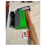 True Temper camp ax and Nebo 300 lumen flashlight and a new Schrade ST1N Multitool in sealed box all new