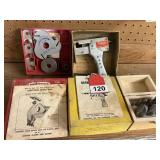 1 Craftsman vintage Molding head new in the box, 1 vintage Drillsaw kit, and 1 new set of FMT 1/4 inch to 1 inch countersink set - brand new