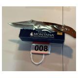 Montana S. BL8 knife custom with box new