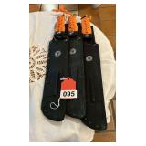 3 Paracuda FS Machetes with sheaths