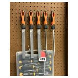 Rare screwdriver set by Felo Rgonic made in Germany with case, highly rated as high end