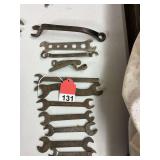Cool vintage wrenches with names such as Herbrand, Fordson, 12 in total, collectors dream