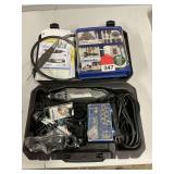 New Dremel drill set with case and 1 new Dremel accessory kit