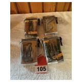 4 Miniature CLIP tools still in cases all new