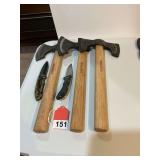 Northwest trail knife, Buck Knife, 2 Dream Reach throwing axes all new