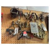 Large lot of Vintage car buffs tools - Ring compressor, compression tester, feeler gauges, spark plug gap tools and more