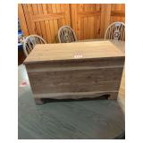 Small cedar chest natural finish