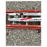 Werner 12 foot extension ladder and a new set of ladder jacks
