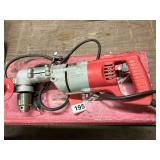 1 Milwaukee 1/2 inch right angle drill and case
