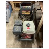 1 Generac High pressure 3000 PSI power sprayer with 6 various tips, 5 HP Honda gas engine