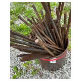 About 100 - 3/4 x 18 inch concrete form stakes