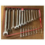 22 piece box end and open end set of wrenches, AIGO brand, used these wrenches for over 60 years