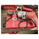 Milwaukee 1/2 inch drill and hammer drill w/case