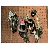 8 C clamps, 18 Vise Grip brand welding clamps