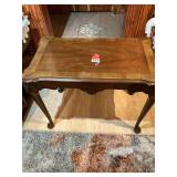 Wooden End table 24 inches tall x 18 W x 31 L great shape