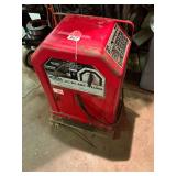 225 amp AC DC welder with 100 ft. of stinger and 100 ft. of ground, welds nice and smooth